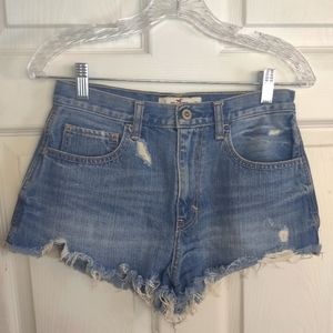 Hollister Cut Off Jean Shorts Size 3